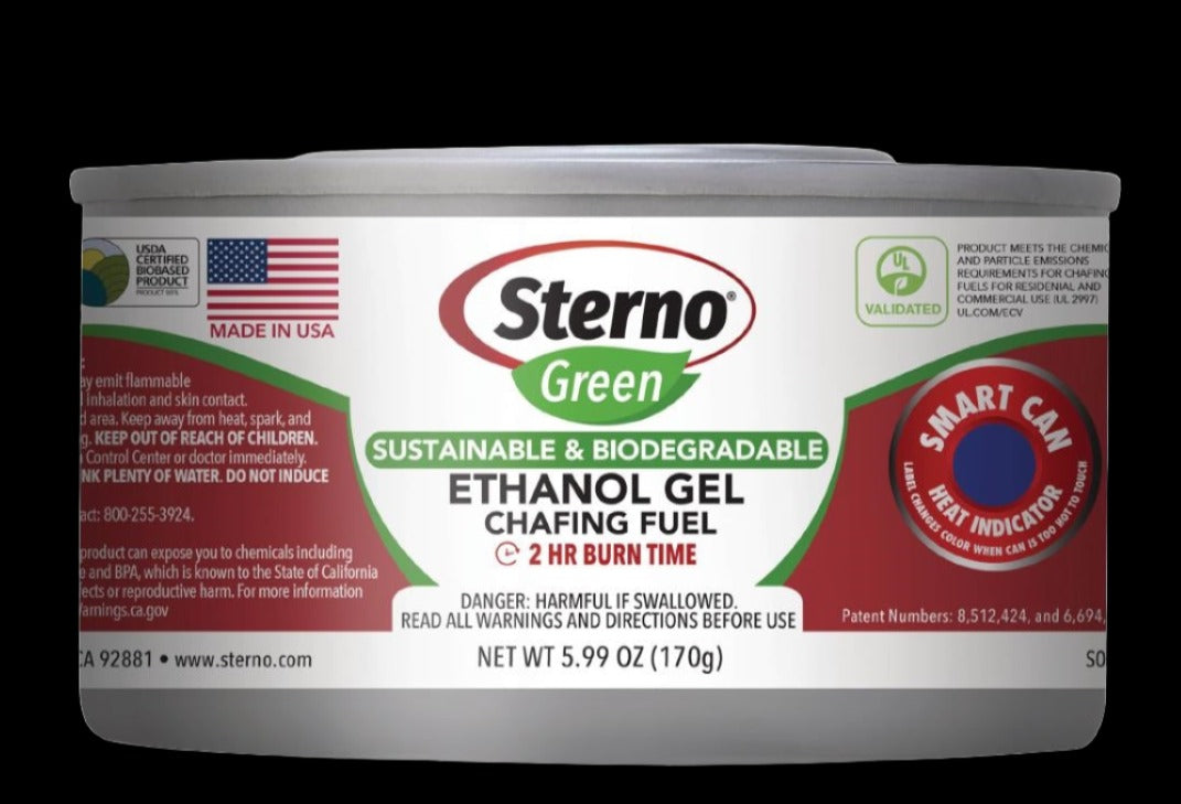 Sterno Green Ethanol Gel Chafing Fuel 2 Hour (24 Pack)