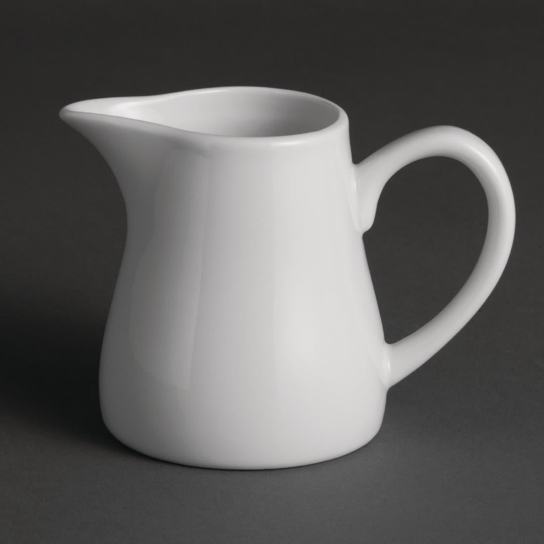 Olympia Whiteware Cream & Milk Jugs 212ml (6 Pack)