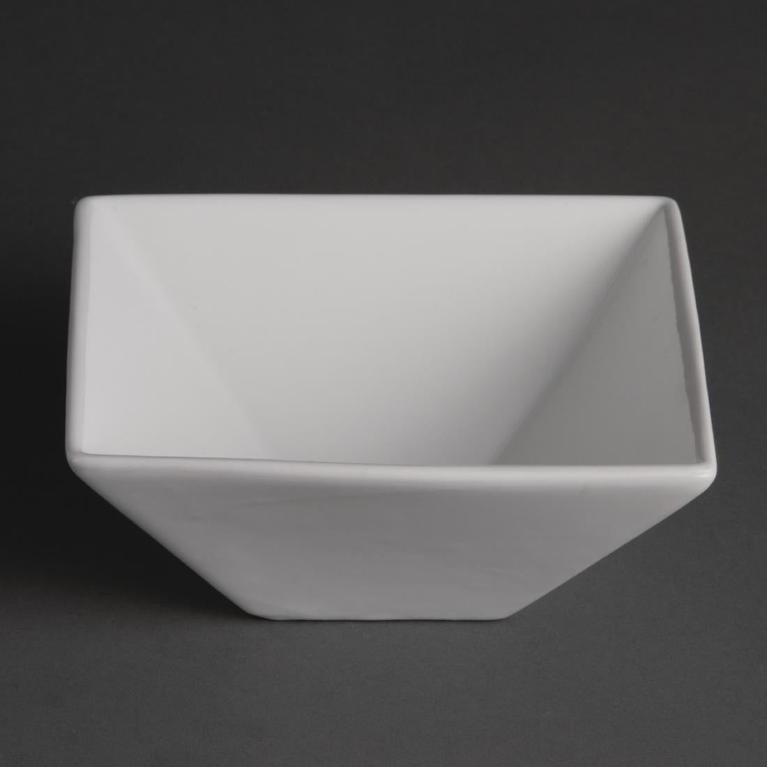 Olympia Whiteware Square Bowls 170mm (12 Pack)