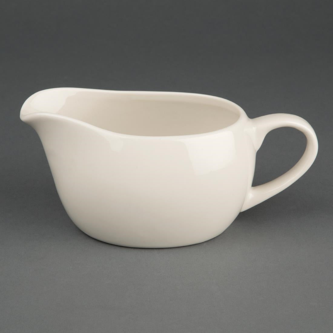 Olympia Ivory Sauce Boats 350ml (6 Pack)