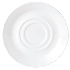 Steelite Simplicity White Low Cups Saucers 145mm (36 Pack)