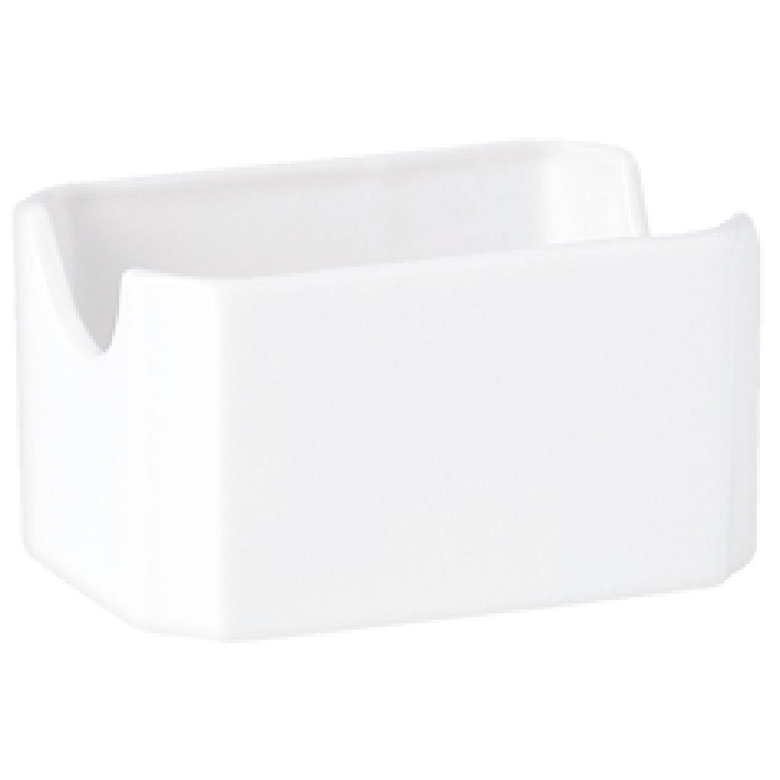 Steelite Simplicity White Packet Sugar Holders (12 Pack)