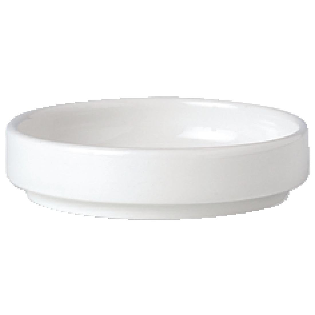 Steelite Simplicity White Stacking Ashtrays 102mm (12 Pack)