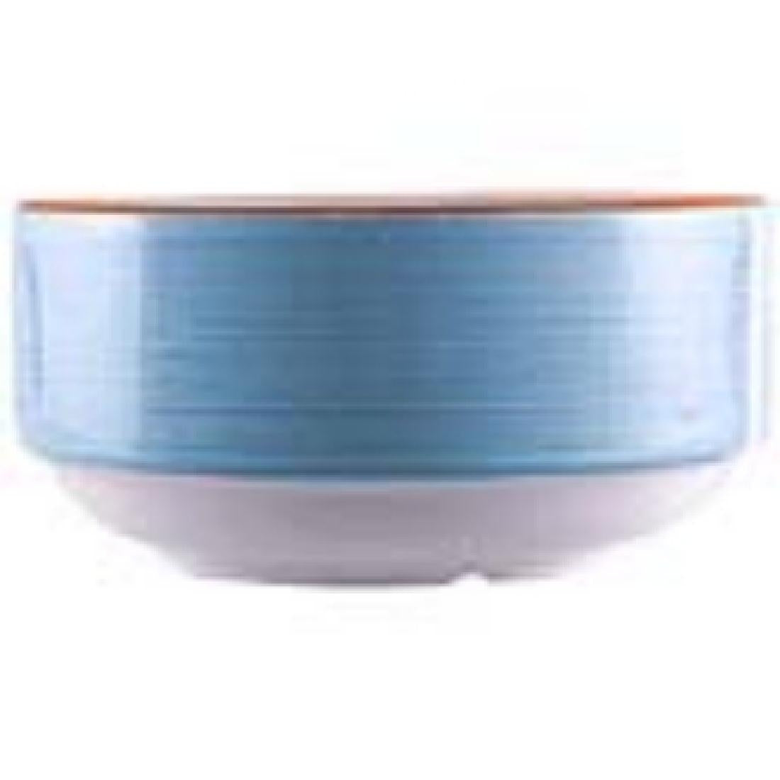 Steelite Rio Blue Stacking Soup Bowls 285ml (36 Pack)