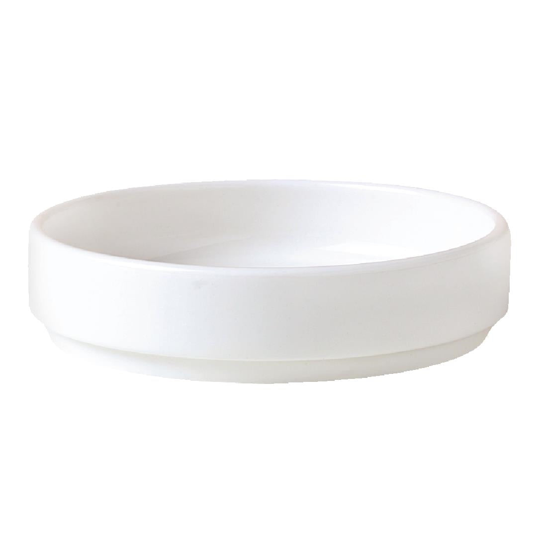 Steelite Monaco White Stacking Ashtrays 75mm (12 Pack)
