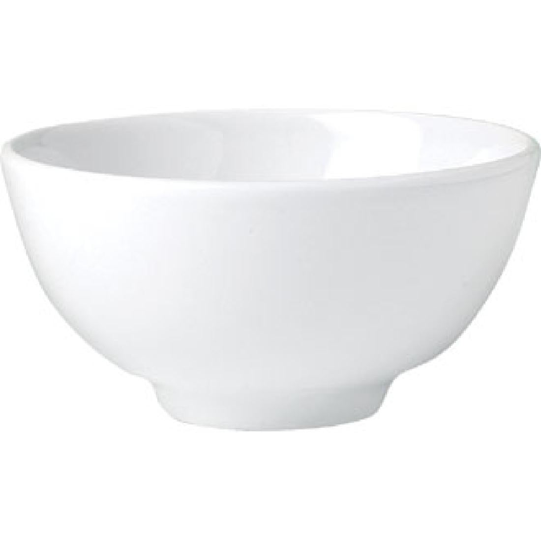 Steelite Monaco White Mandarin Chinese Bowls 127mm (12 Pack)
