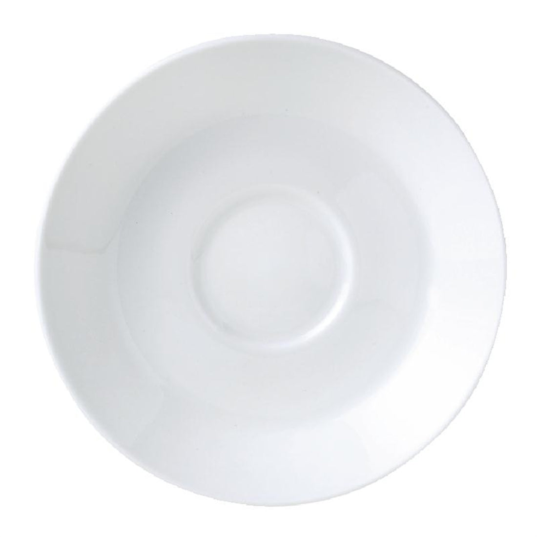 Steelite Monaco White Mandarin Tea Saucers Single Well 150mm (36 Pack)