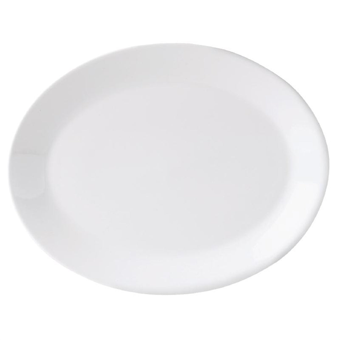 Steelite Monaco White Mandarin Oval Dishes 330mm (12 Pack)