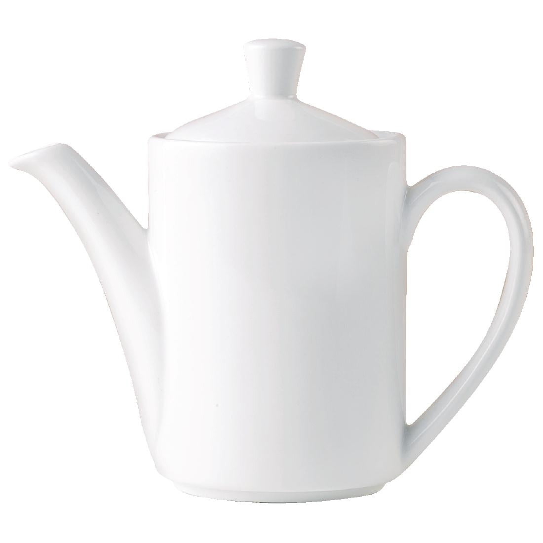 Steelite Monaco White Vogue Coffee Pots 312ml (6 Pack)