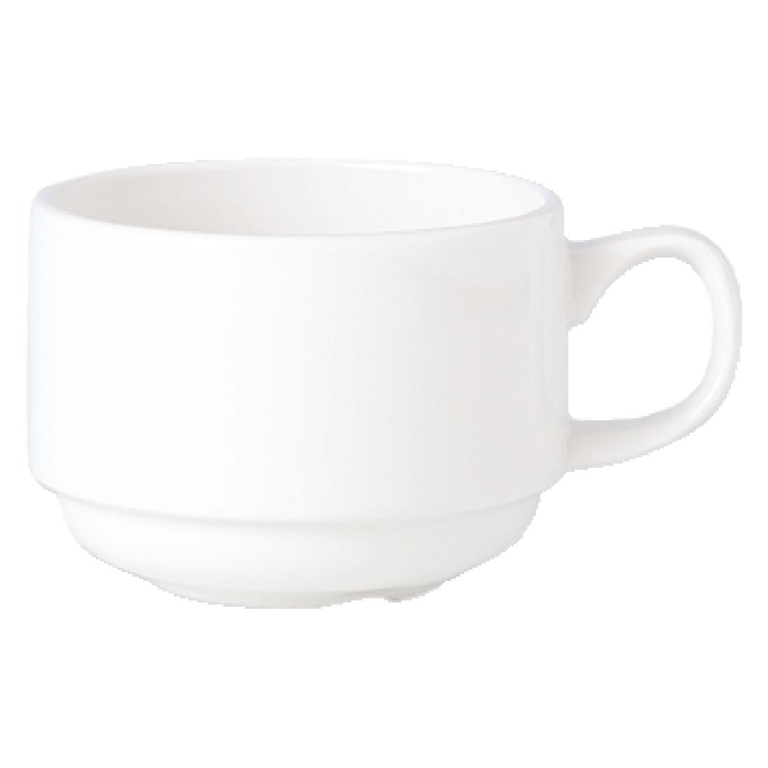 Steelite Simplicity White Stacking Espresso Cups 100ml (36 Pack)