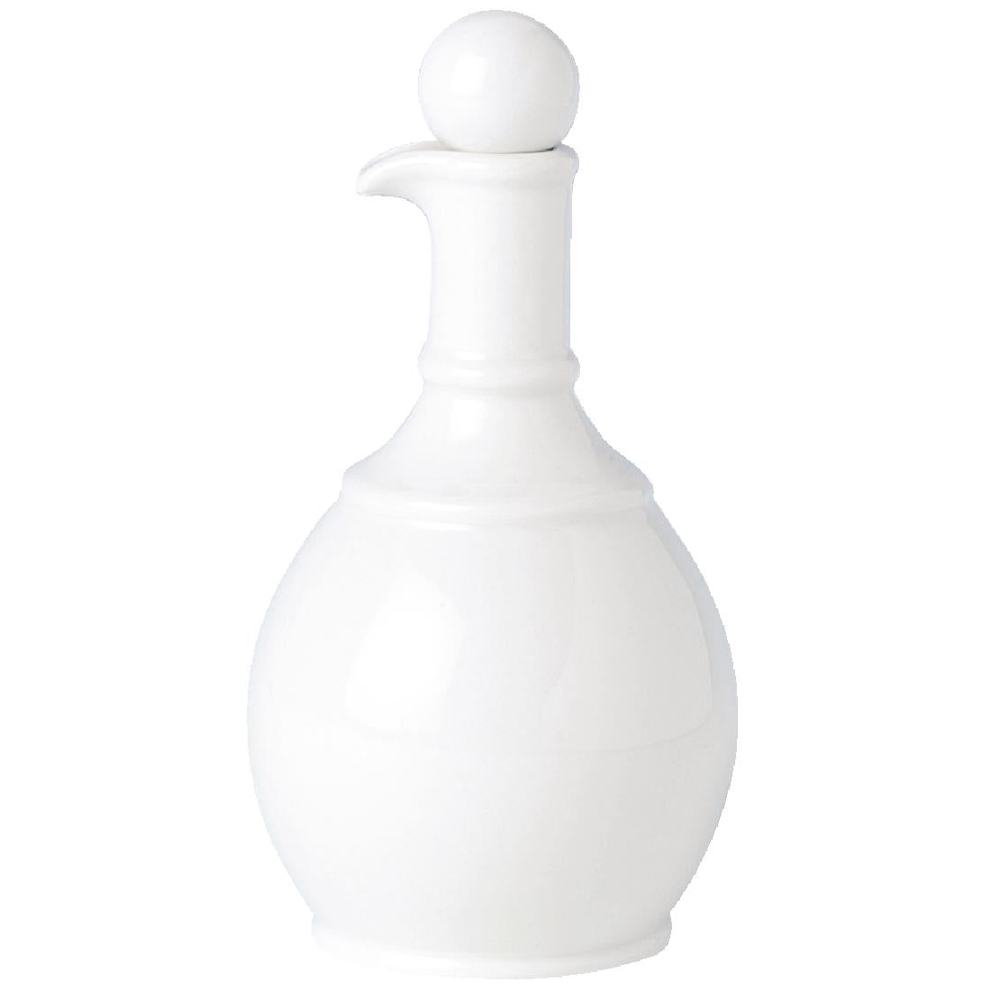 Steelite Simplicity White Oil or Vinegar Jars Stoppers (12 Pack)