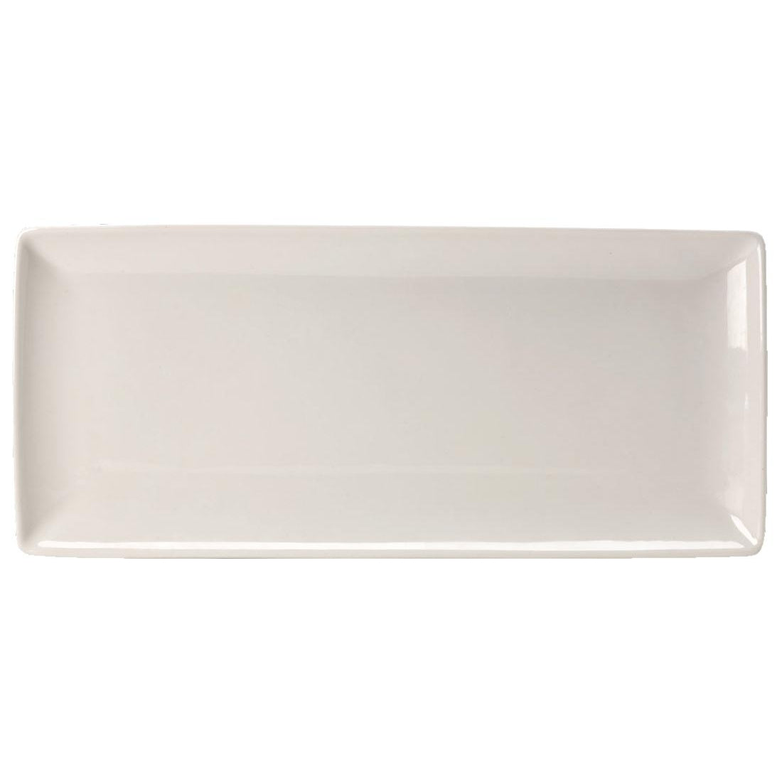 Steelite Taste Rectangle Four Plates 370mm (6 Pack)