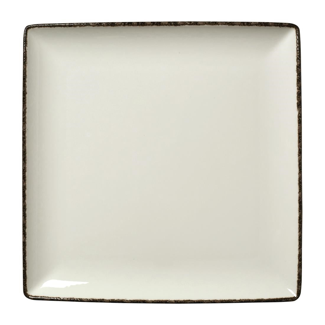 Steelite Charcoal Dapple Square One Plates 270mm (6 Pack)