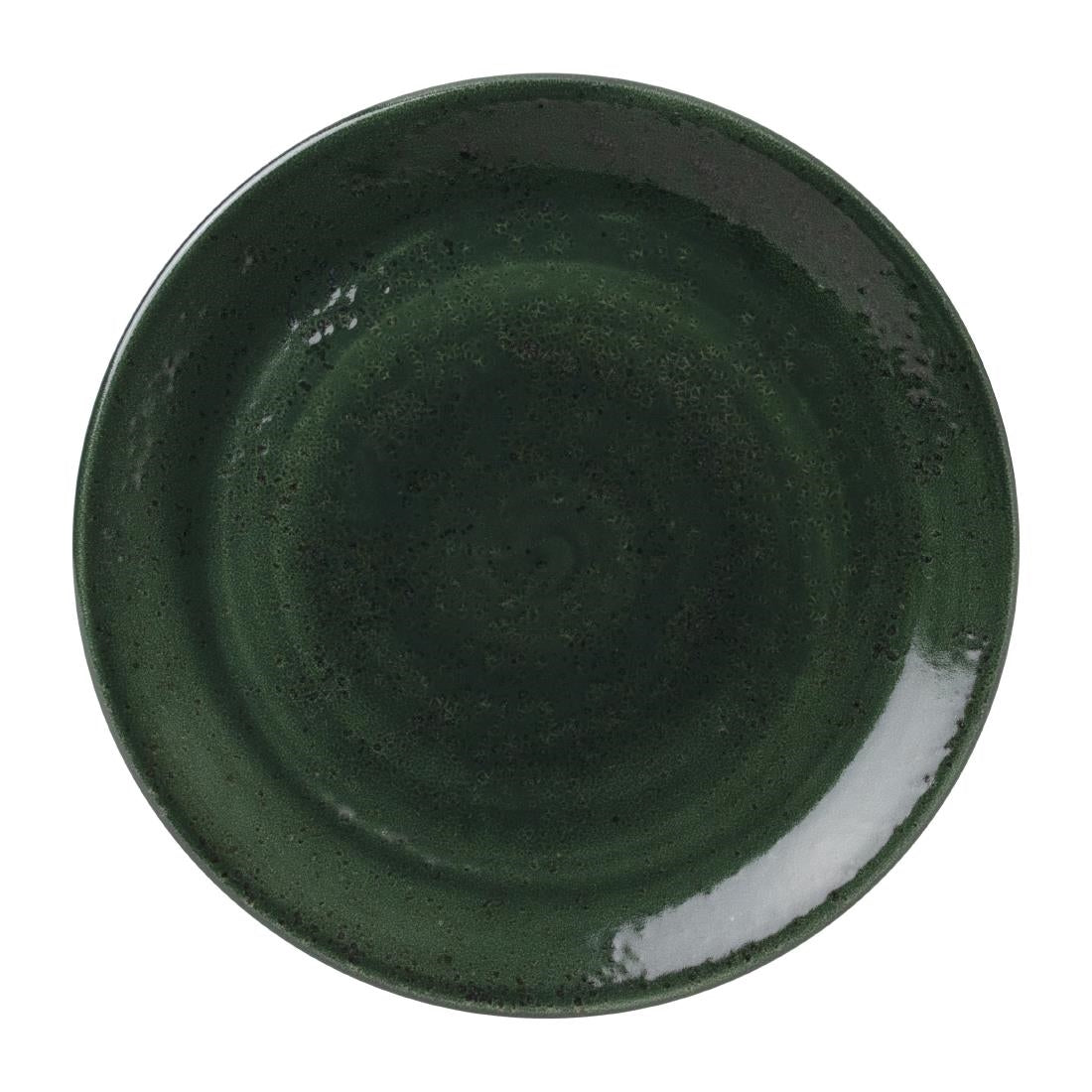 Steelite Vesuvius Coupe Plates Burnt Emerald 203mm (12 Pack)