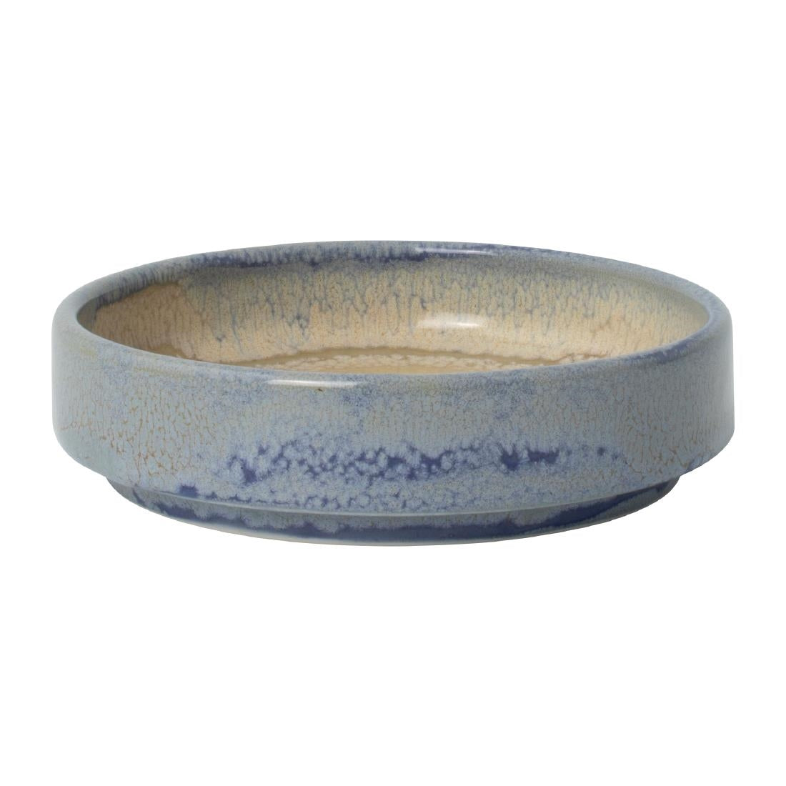Steelite Aurora Revolution Bluestone Round Stacking Trays 100mm (12 Pack)
