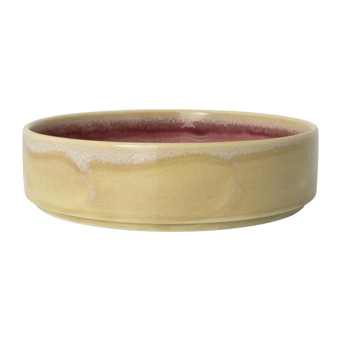 Steelite Aurora Vesuvius Rose Quartz Trays Round 203mm (12 Pack)