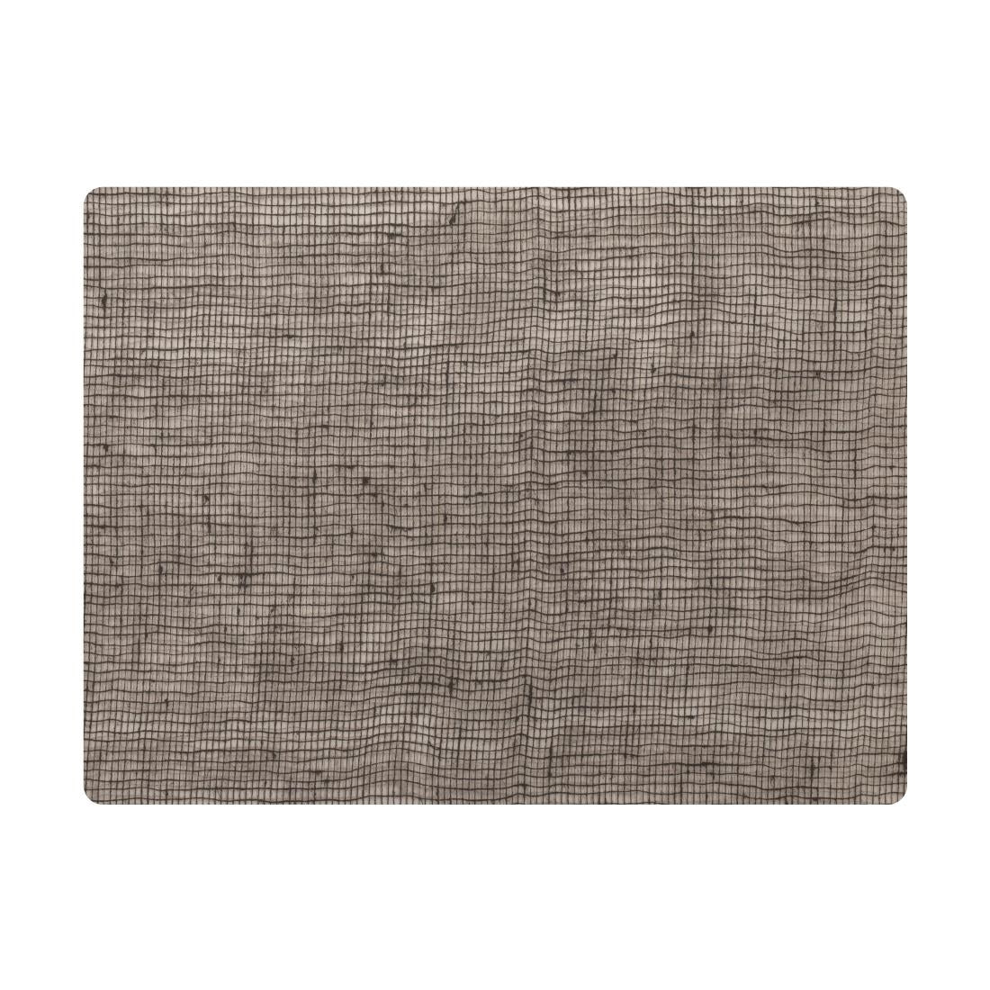 Steelite Modern Twist Silicone Placemat Chocolate 305x400mm (12 Pack)