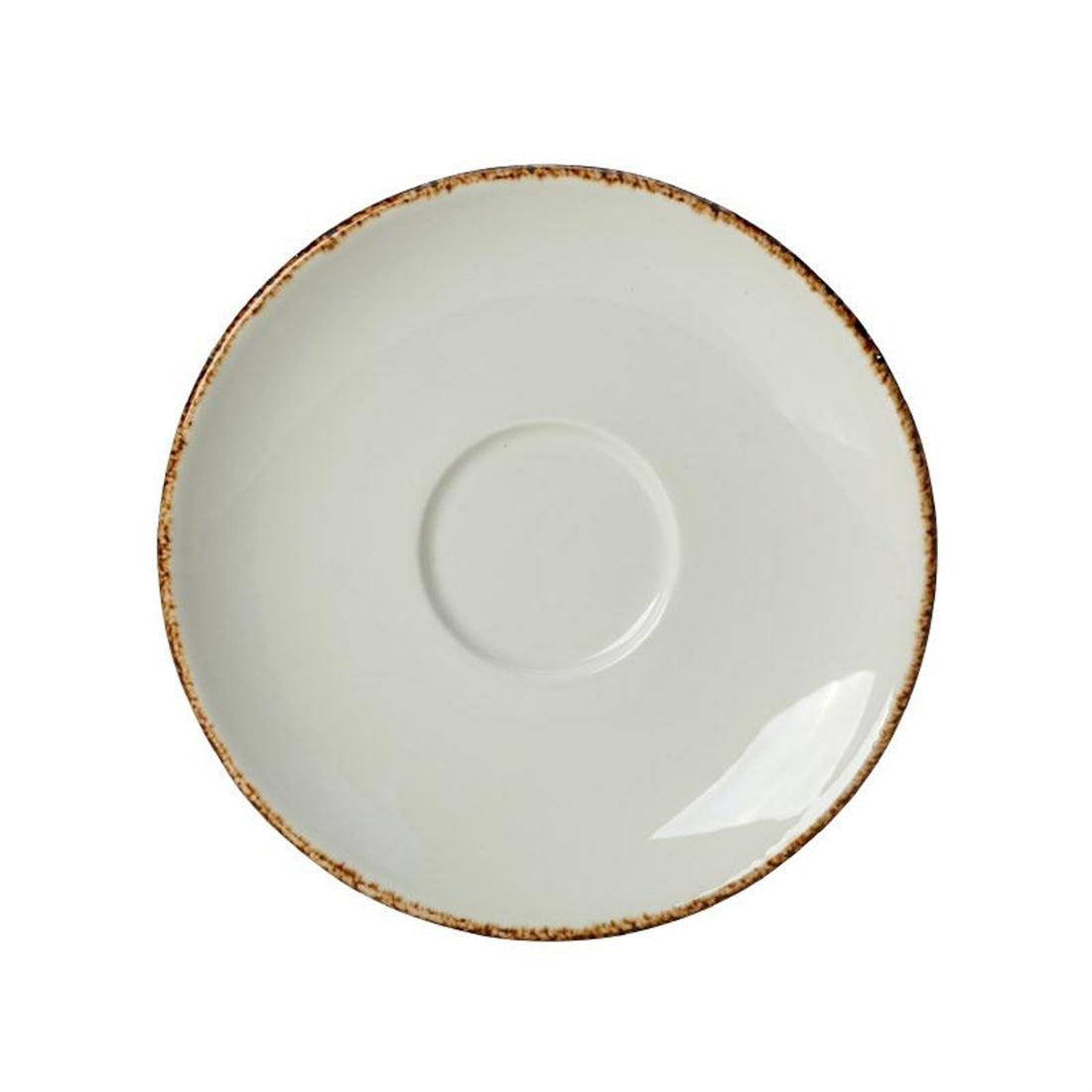 Steelite Brown Dapple Saucers 125mm (36 Pack)
