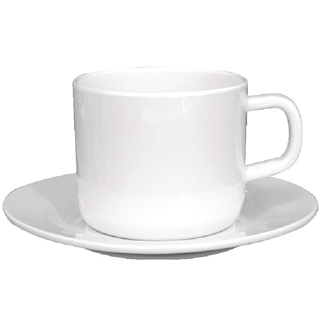 Olympia Kristallon Melamine Saucers 140mm (12 Pack)
