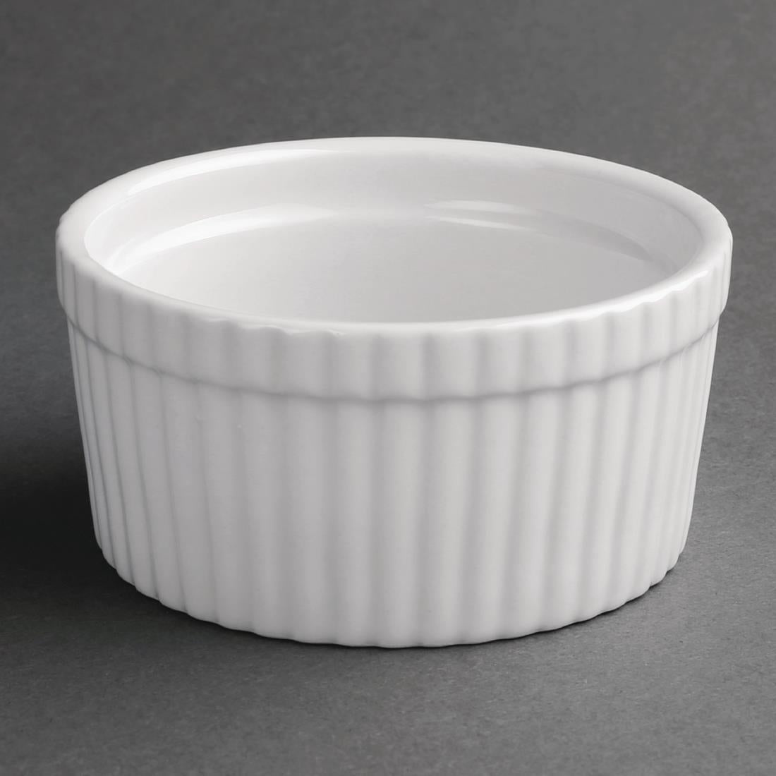 Olympia Whiteware Souffle Dishes 105mm (6 Pack)