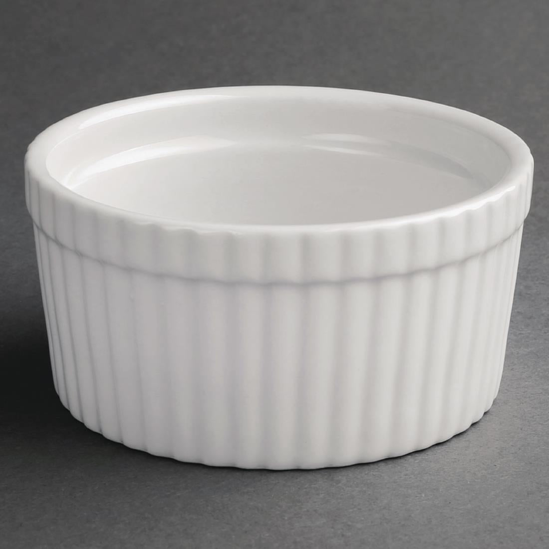 Olympia Whiteware Souffle Dishes 128mm (6 Pack)