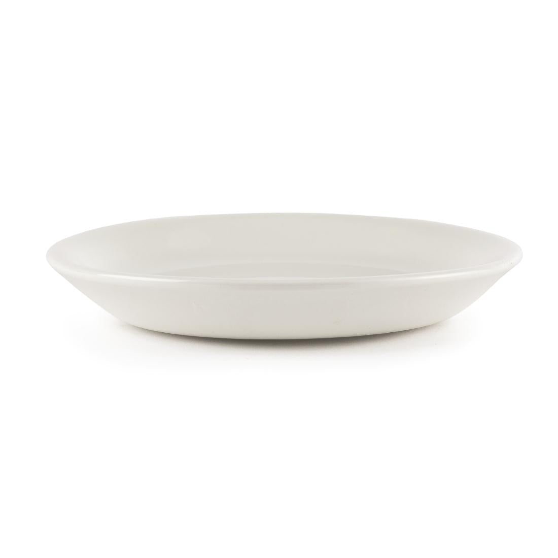 Churchill Plain Whiteware Small Saucers 140mm (24 Pack)