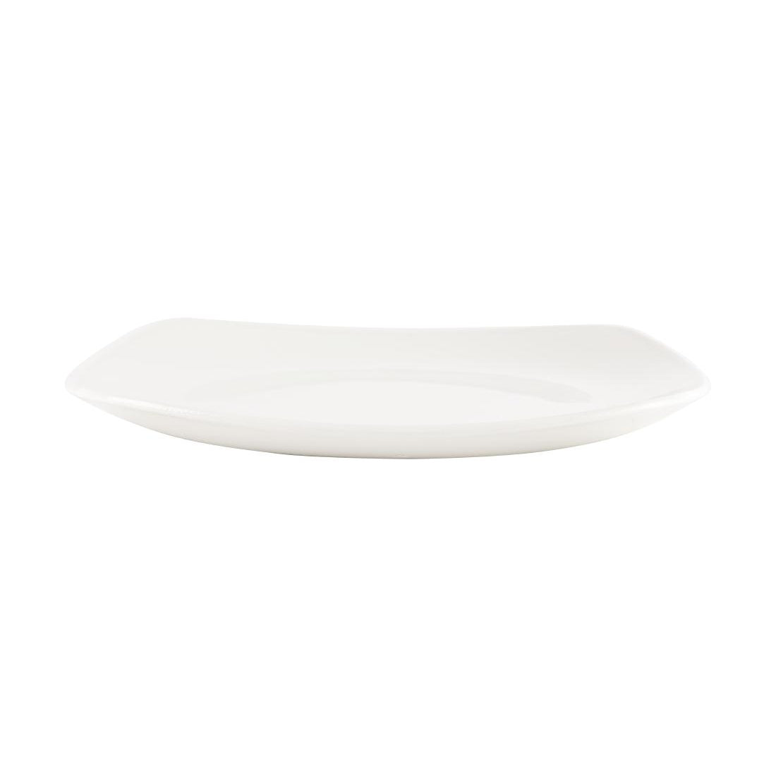 Churchill Plain Whiteware X Squared Plates 252mm (12 Pack)