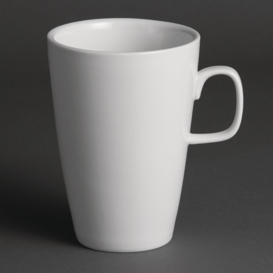 Olympia Whiteware Latte Mugs 400ml (12 Pack)