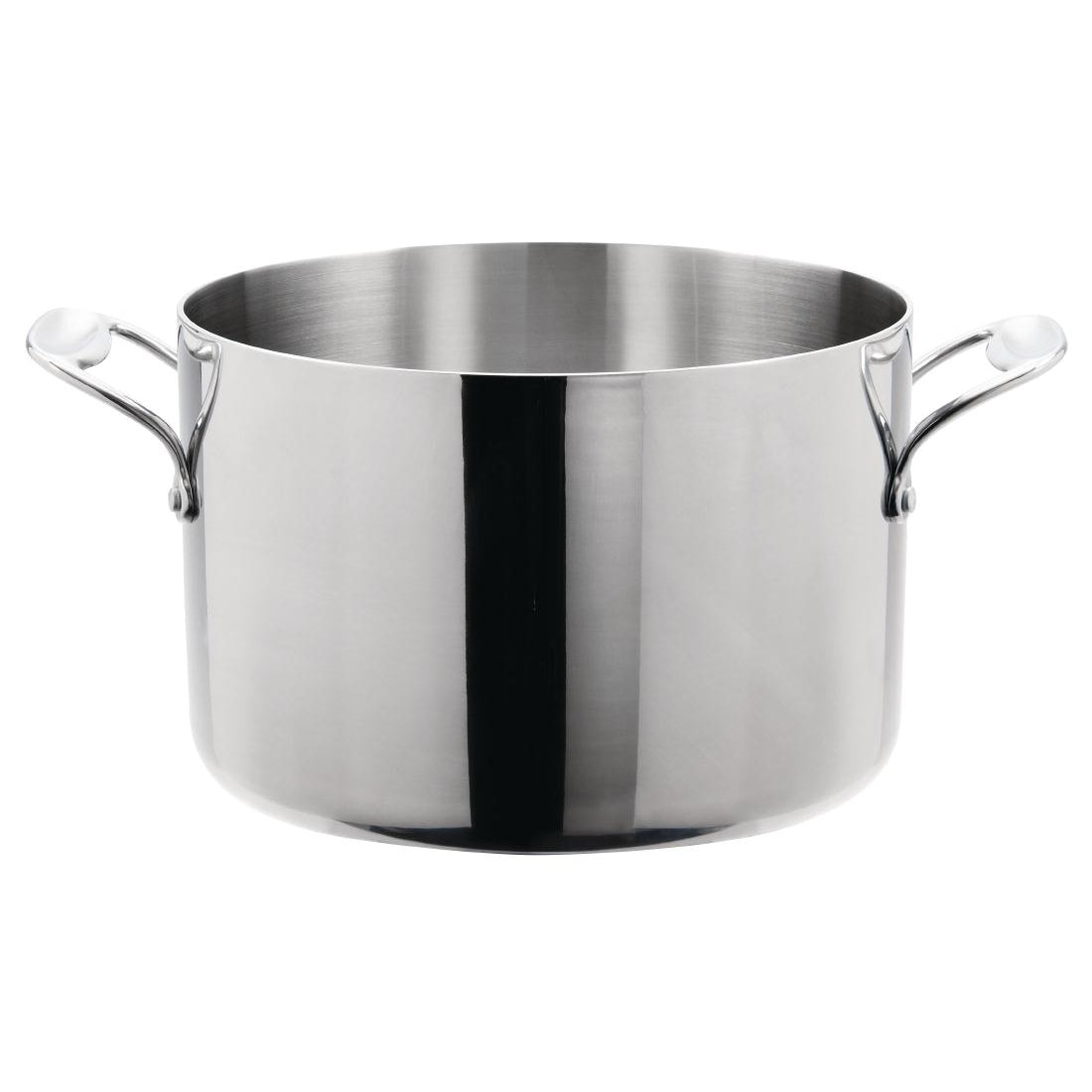 Vogue Stainless Steel and Aluminium Tri-Wall Stew Pan 24cm