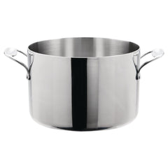 Vogue Stainless Steel and Aluminium Tri-Wall Stew Pan 24cm