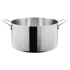Vogue Stainless Steel and Aluminium Tri-Wall Stew Pan 28cm