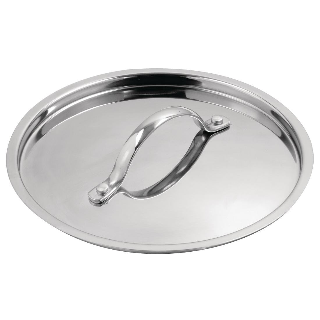 Vogue Stainless Steel and Aluminium Tri-Wall Pan Lid 20cm
