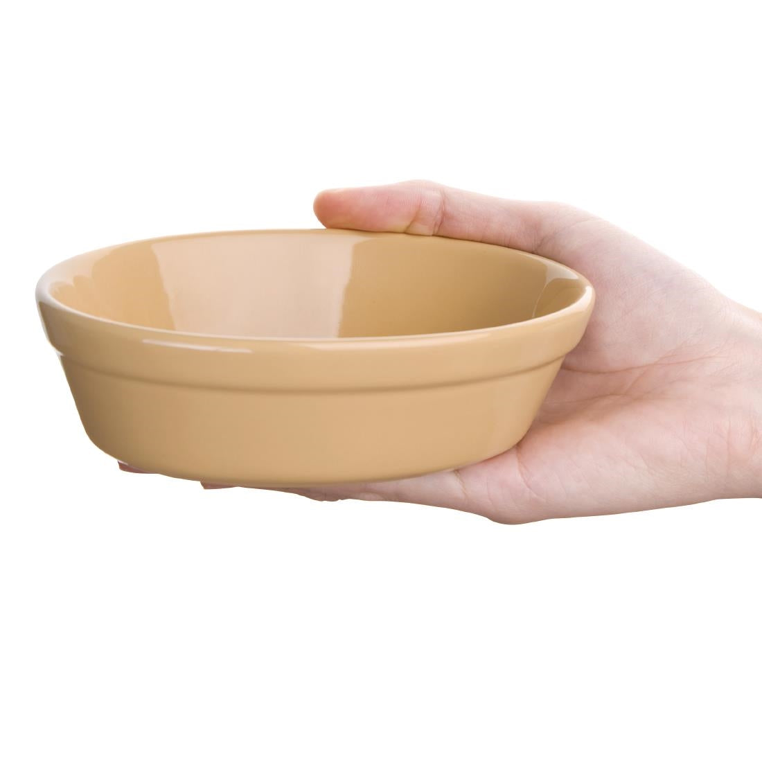 Olympia Stoneware Oval Pie Bowls 145x104mm (6 Pack)