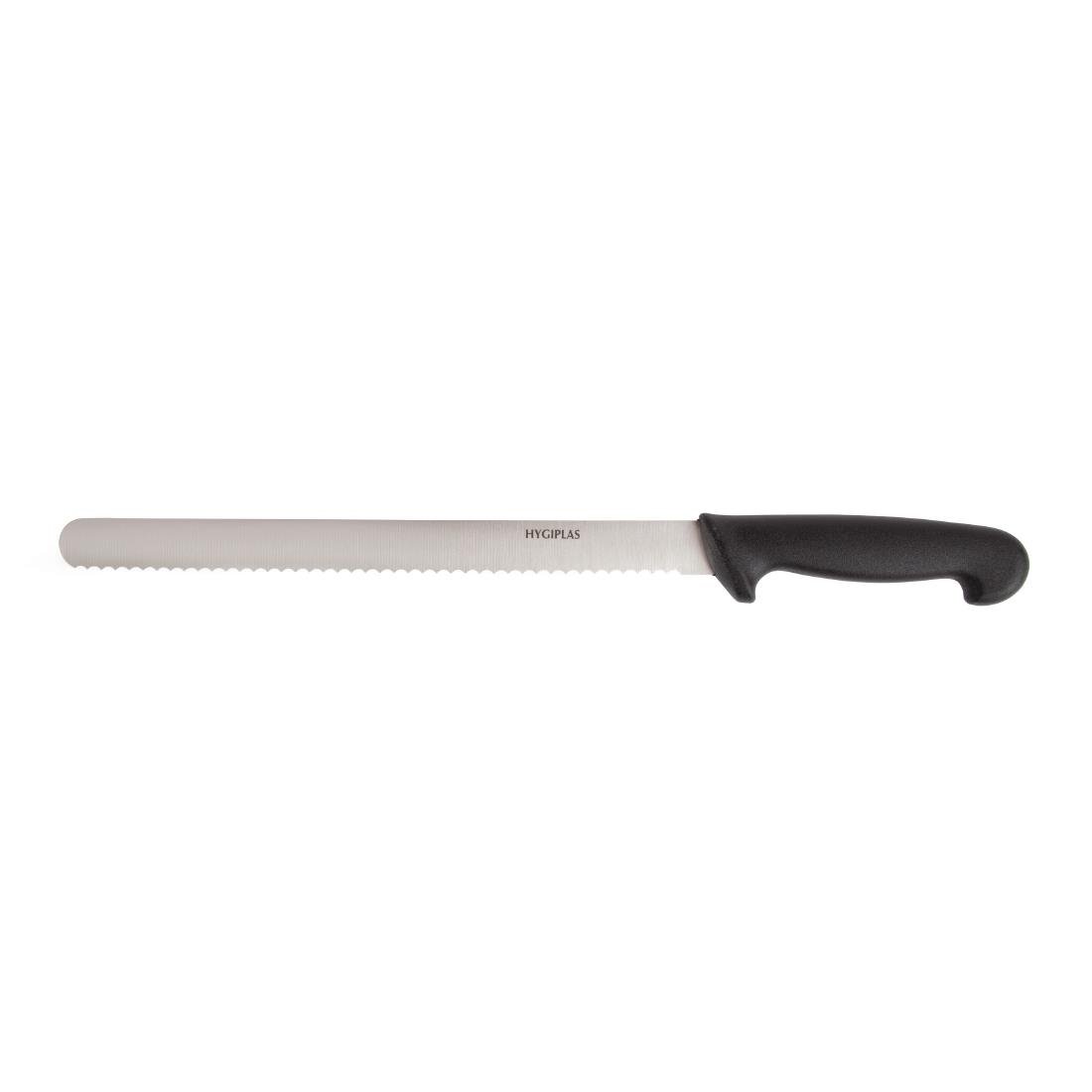 Hygiplas Serrated Slicer Black 30cm