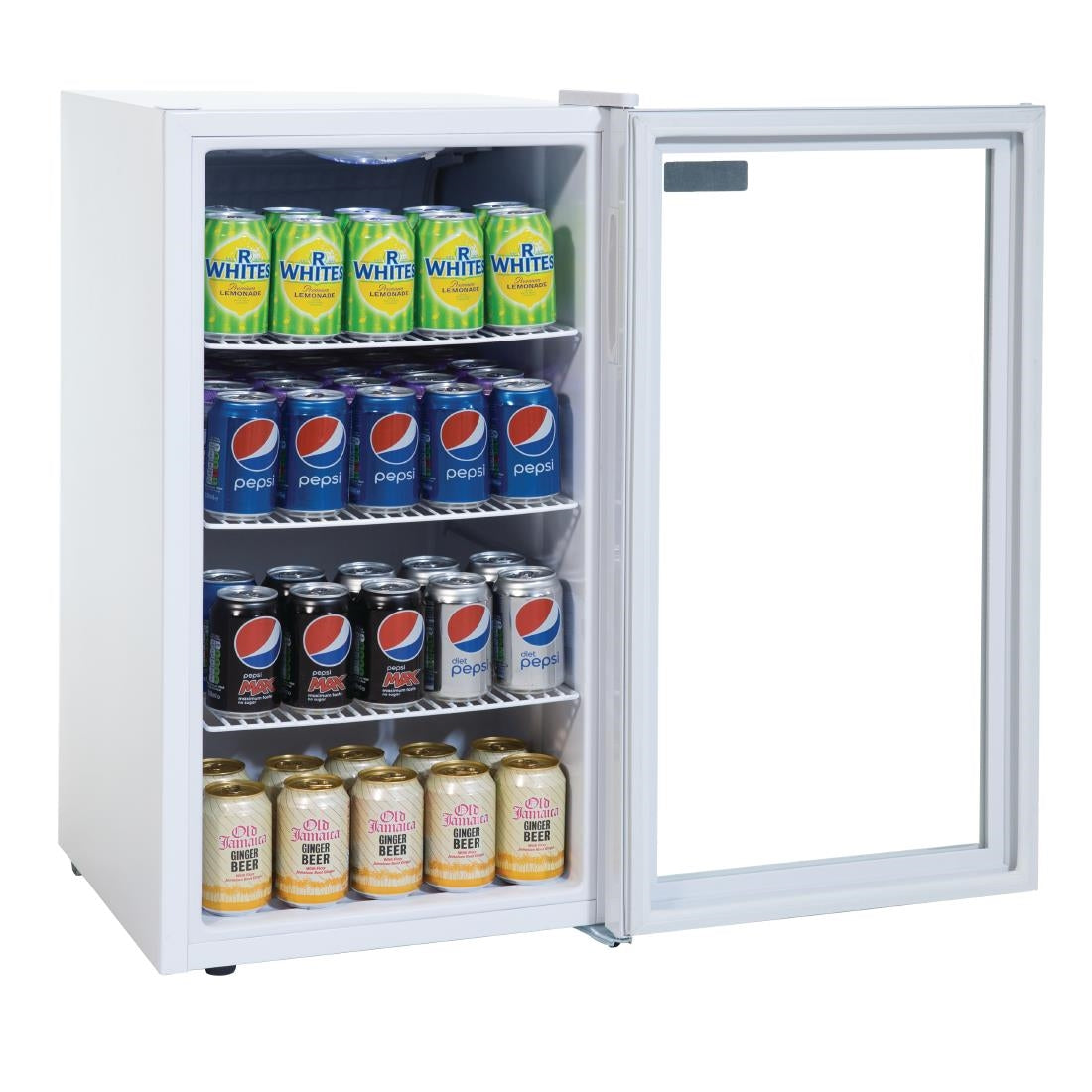 Polar C-Series Undercounter Display Fridge White 88Ltr