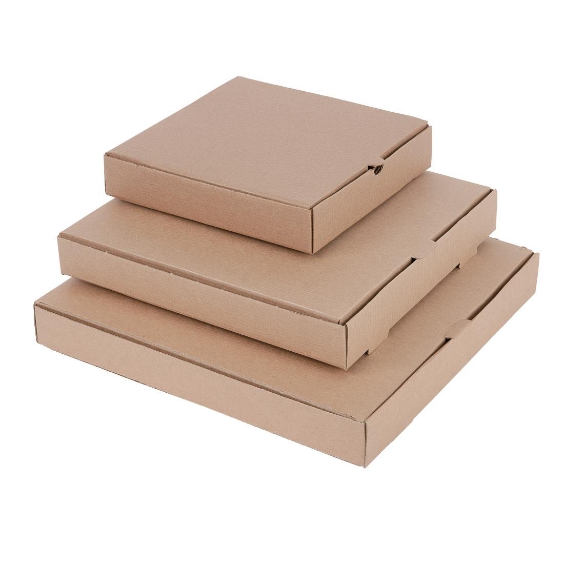 Fiesta Compostable Plain Pizza Boxes 9" (100 Pack)