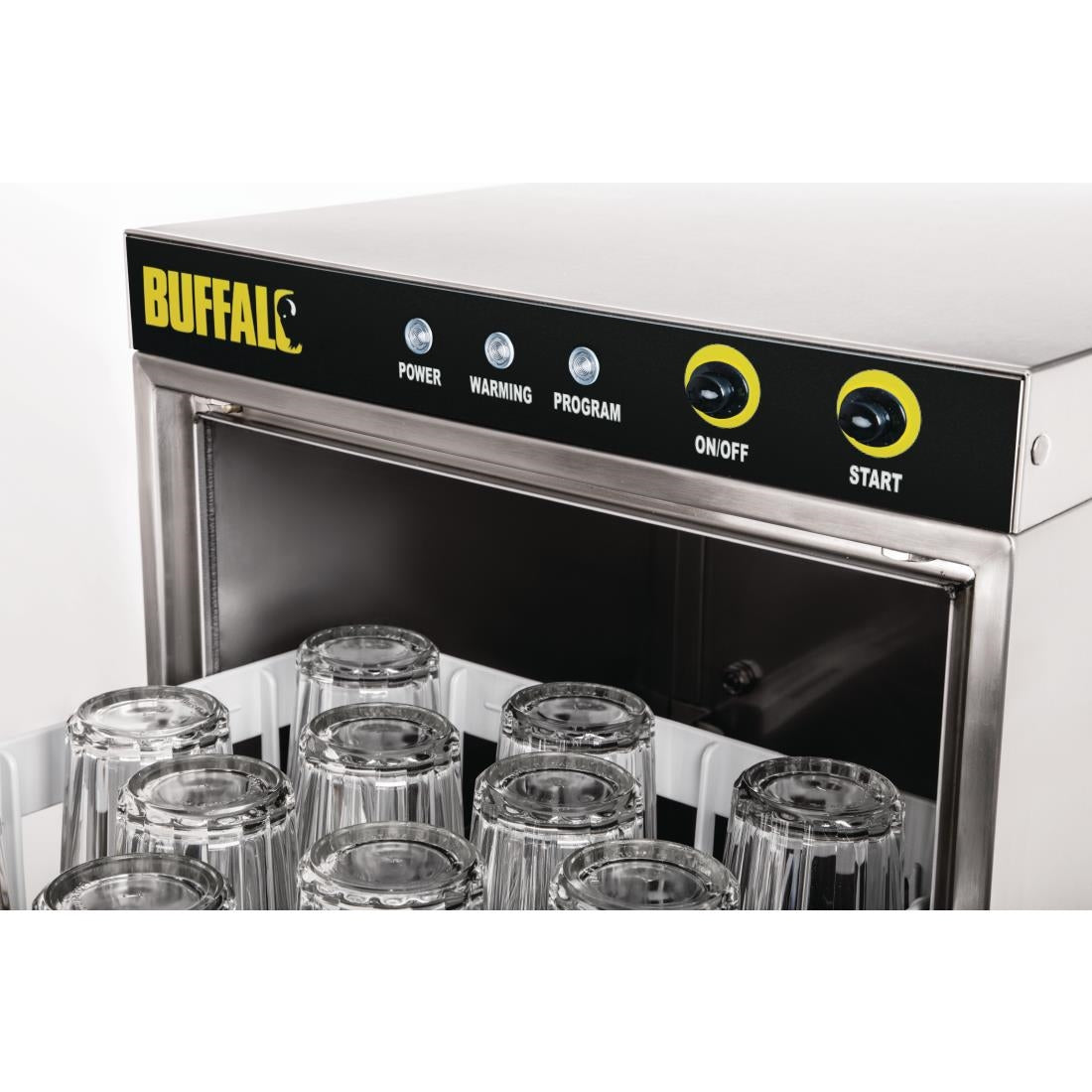 Buffalo Countertop Glasswasher 350x 350mm Baskets