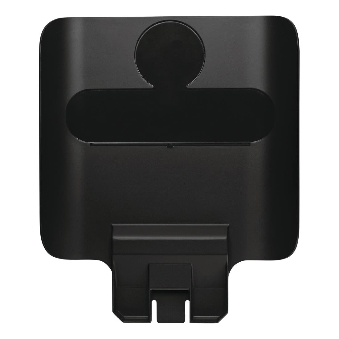 Rubbermaid Slim Jim Recycling Station Billboard Black