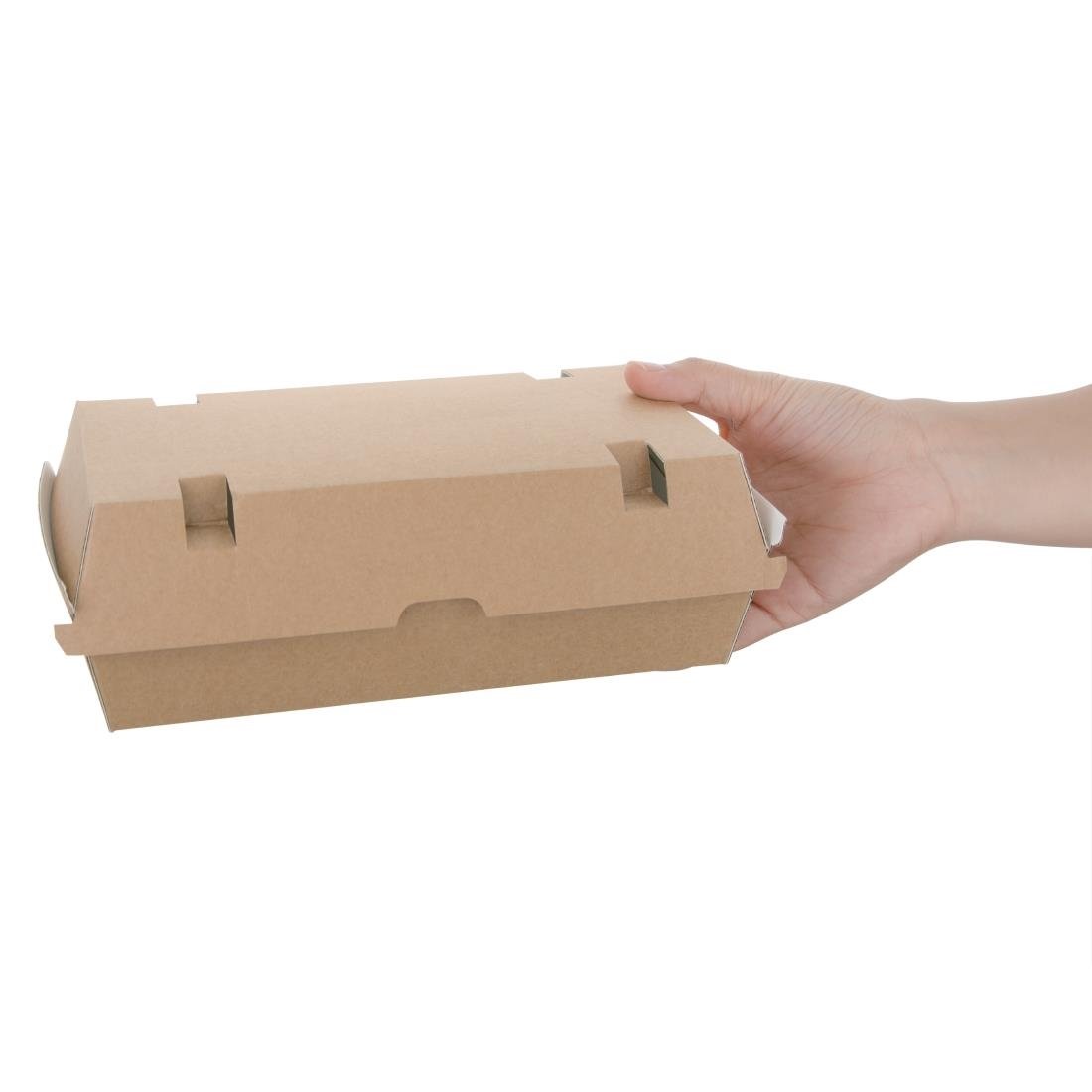 Fiesta Compostable Kraft Food Boxes Large 204mm (100 Pack)