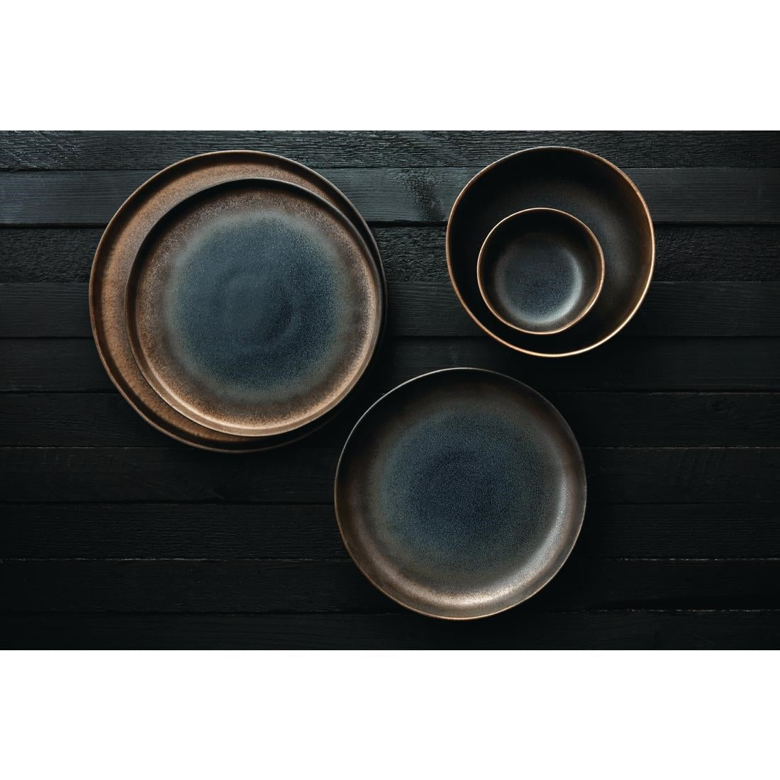 Olympia Ochre Flat Plates 260mm (6 Pack)