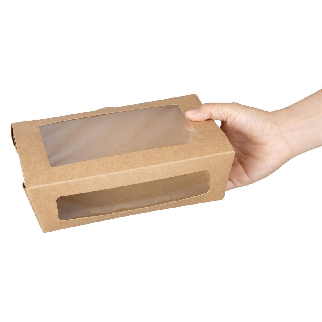 Fiesta Salad Box with PET Window 700ml (200 Pack)