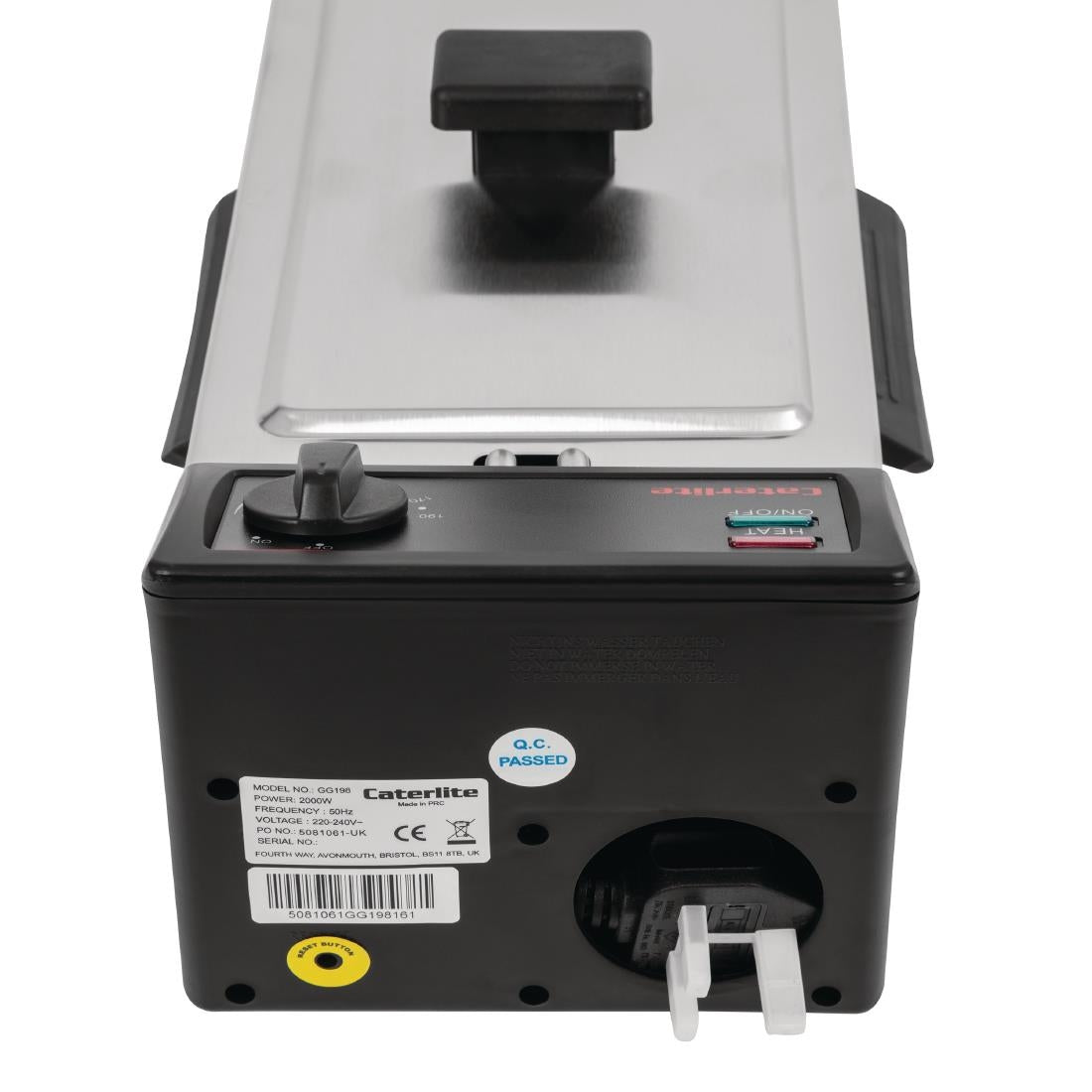 Caterlite Light Duty Countertop Electric Fryer 2kW