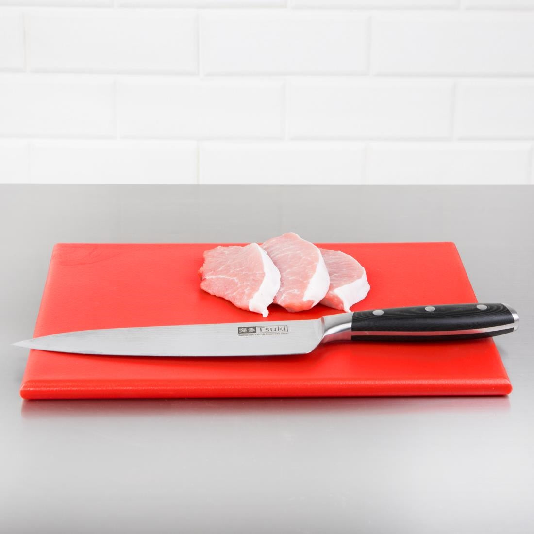 Hygiplas High Density Red Chopping Board Large 600x450x12mm