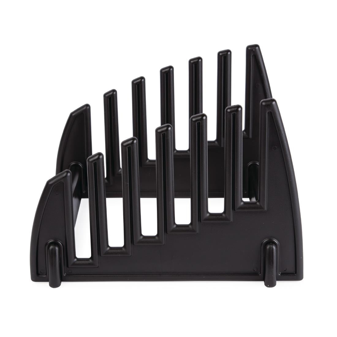 Hygiplas Low Density 6-Piece Chopping Board Set with Rack 450x300x10mm