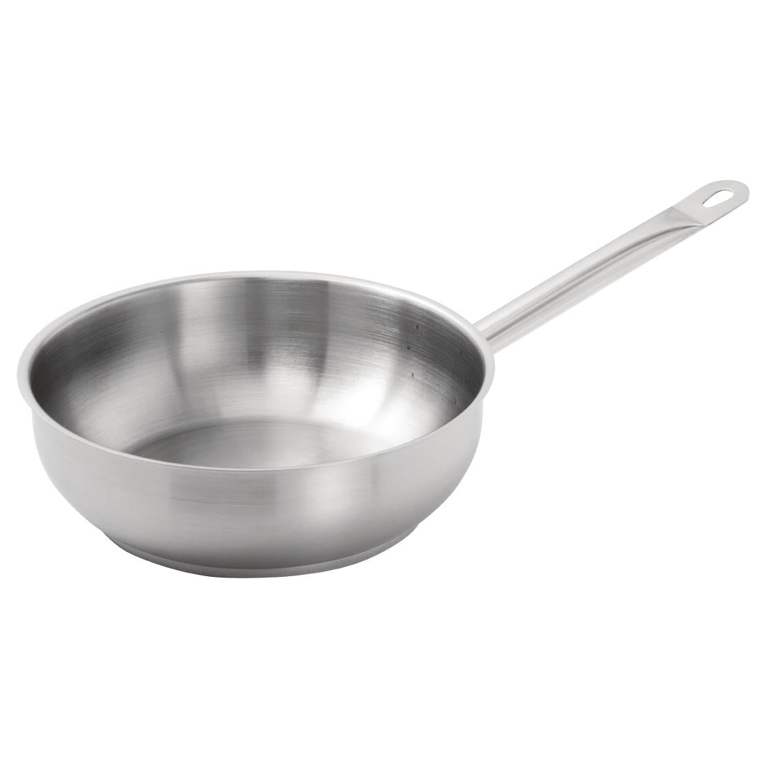 Vogue Stainless Steel Sauté Pan 24cm