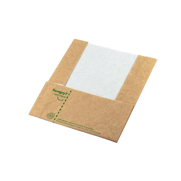 Vegware Compostable Kraft Panini Bags (500 Pack)