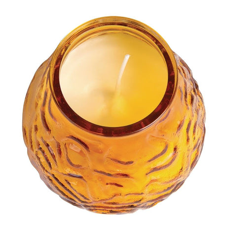 Bolsius Amber Lowboy Candle Bar Lights (12 Pack)
