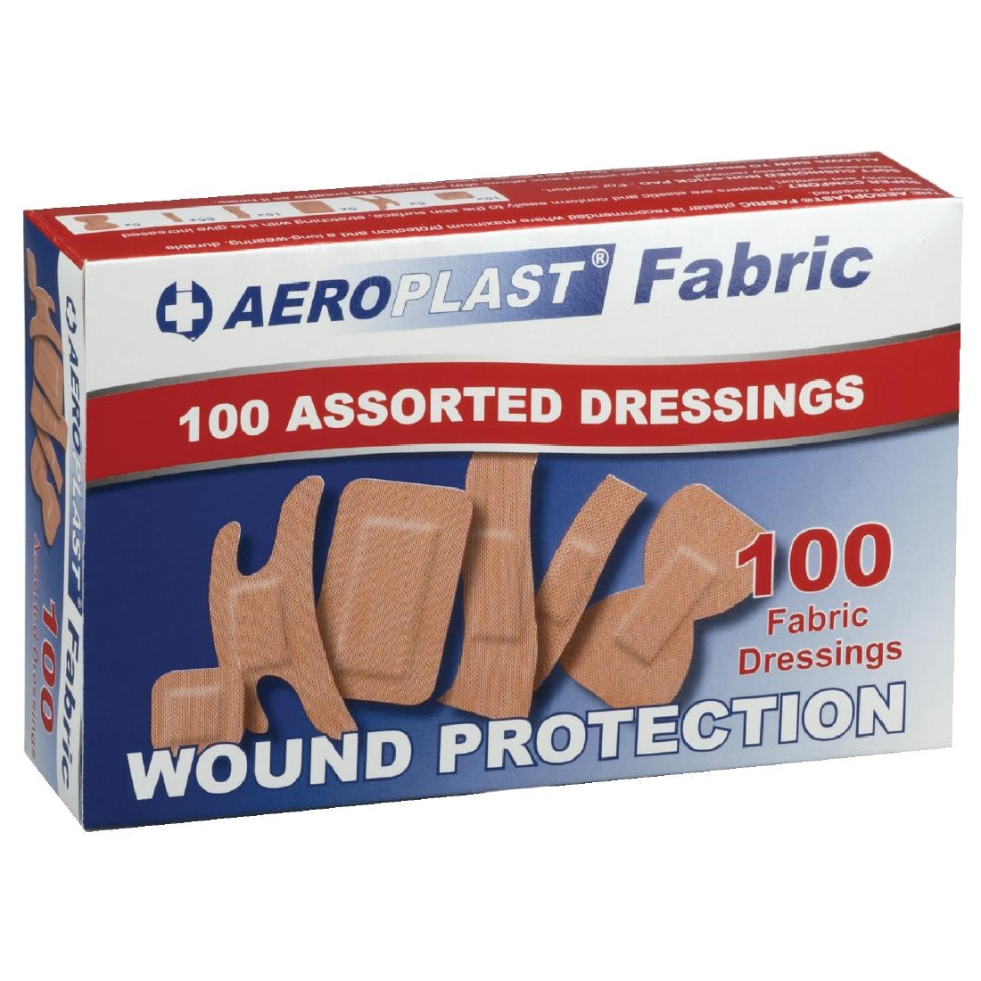 A-CARE Latex-Free Fabric Plasters 6 Sizes (100 Pack)