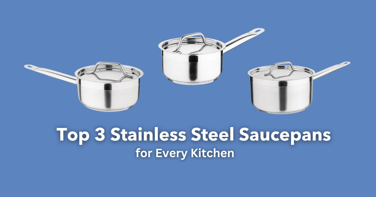 stainless steel saucepans