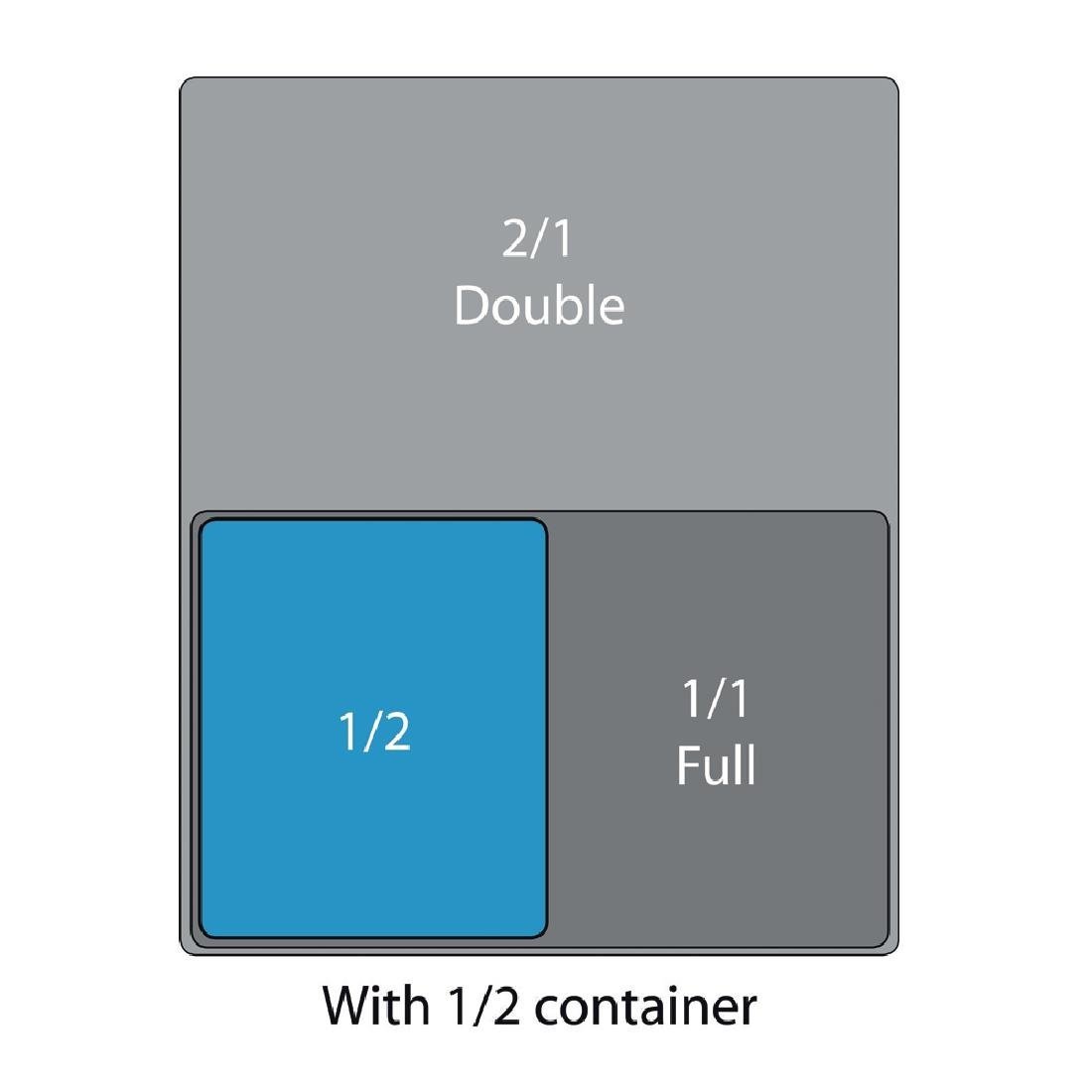 Cambro Polycarbonate 1/2 Gastronorm Tray 200mm